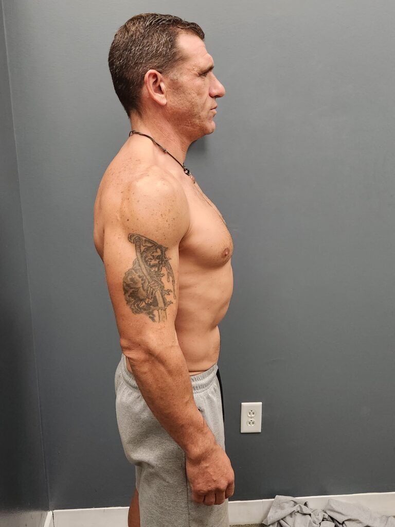 after picture of middle aged man with brown hair | Smart Moves Fitness, affordable virtual online personal trainer fitness program