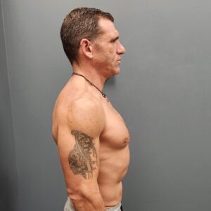 after picture of middle aged man with brown hair | Smart Moves Fitness, affordable virtual online personal trainer fitness program