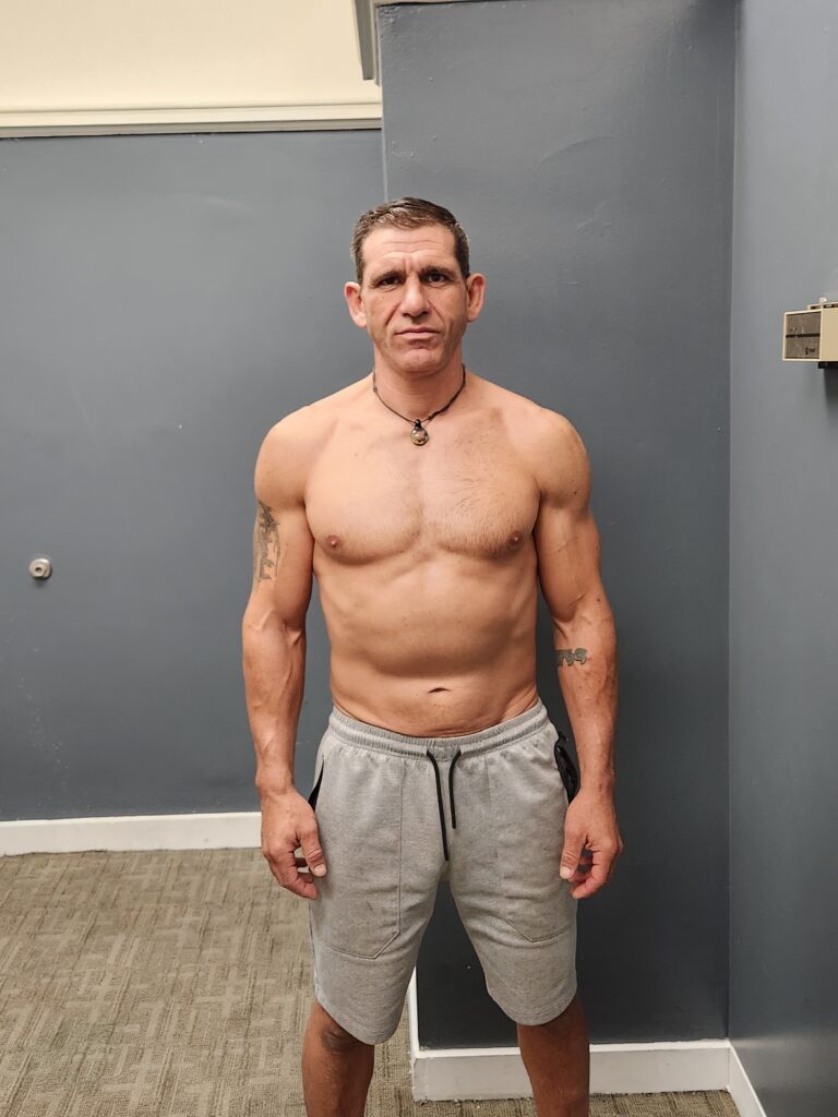 after picture of middle aged man with brown hair | Smart Moves Fitness, affordable virtual online personal trainer fitness program